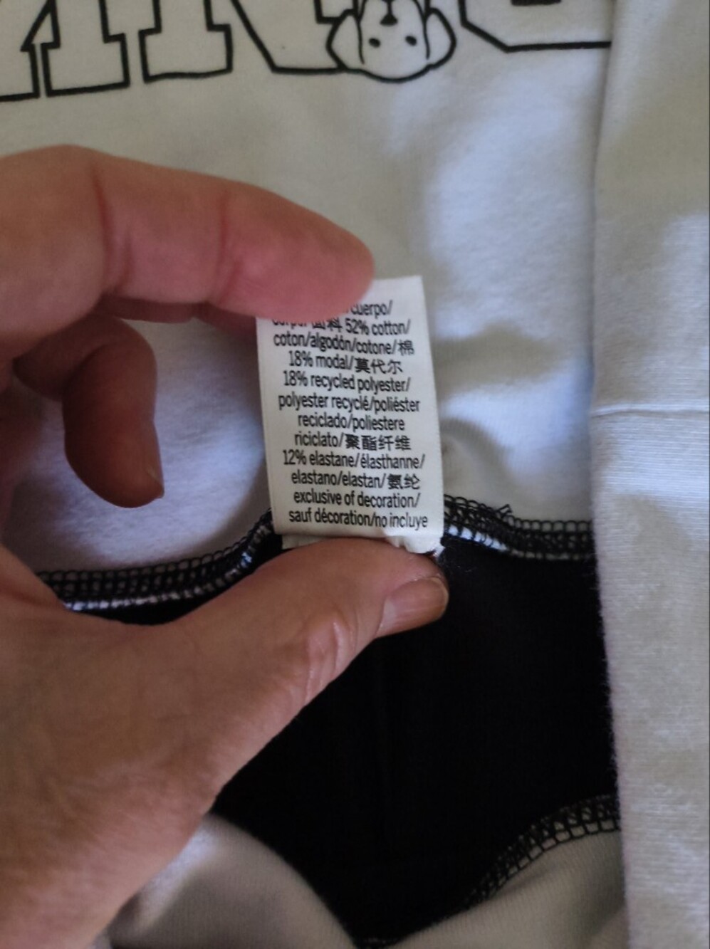 VS PINK fold Over Leggings Limited-Edition Spring Break Midnight Size L NWoT - Picture 4 of 7